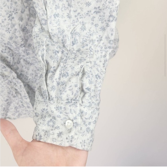 Grayson The Hero Ditsy Floral 100% Cotton Button-down Shirt Womens size XS/01 - Picture 2 of 14